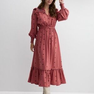 Farmers Market Embroidered Maxi Dress
